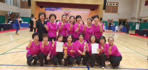 상주 행복문화교실 라인댄스팀, 제8회 스타배 생체 경연대회 입상