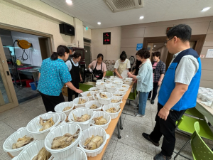영양군 청기면지역사회보장협의체, 복날 맞이 삼계탕 나눔