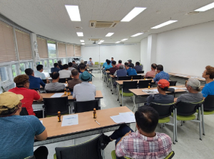 상주署, 유해조수구제용 총기 안전교육 실시