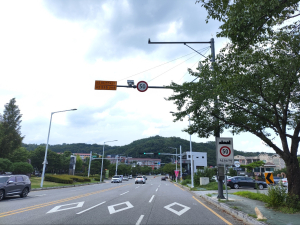 구미시, 이륜차 단속 후면무인교통장비 설치