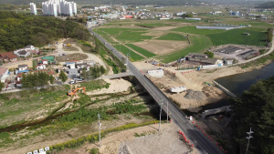 경주 동산교~동산리 도로 확포장 공사