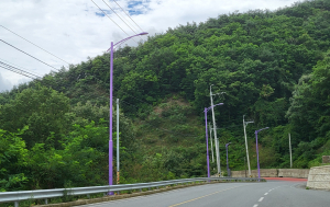 청도군, 헐티재 가로등 설치공사 완료