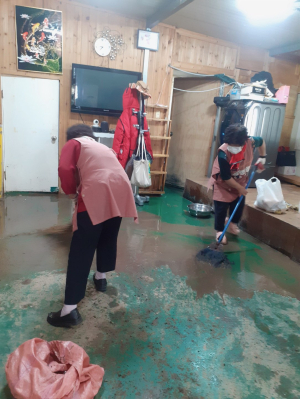 대구 후원회, 수해복구 지원 봉사활동 진행