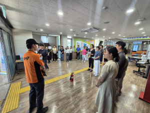 성주군보건소, 공공기관 합동 소방훈련