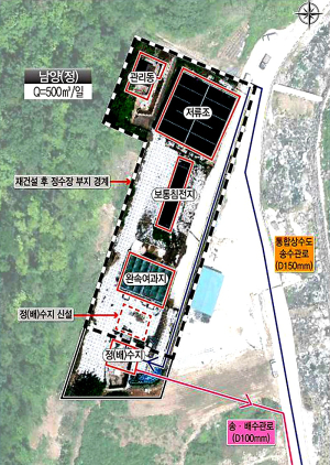 울릉 남양정수장 118억 투입 전면 재건설
