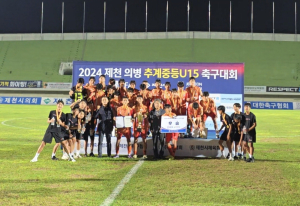 영주 풍기중 축구부, 창단 후 첫 전국대회 제패