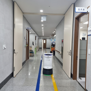 울진군의료원, AI 방역로봇 도입