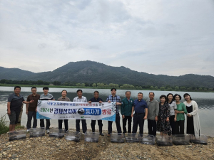 상주시, 낙동강에 동자개 2만4천마리 방류