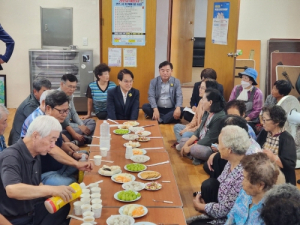 김하수 청도군수, 민생현장 방문