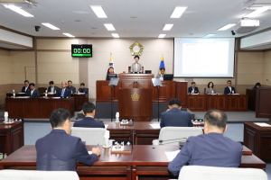 상주시의회, 8일간의 임시회 일정 마무리