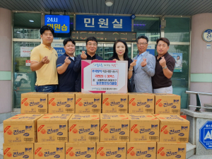 동포항로타리클럽, 포항시 우창동에 라면 기탁
