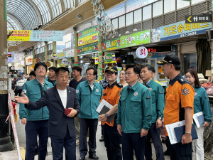 김선조 대구행정부시장, 화재취약시설 합동점검 현장방문