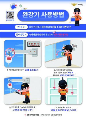 문경소방서, 완강기 사용법 숙지 당부