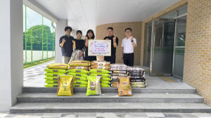 대구 동구 조일고, 해안동에 백미 600kg