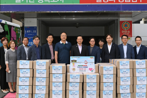 청나래, 대구 남구 여성청소년 위생용품 기부