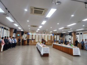 상주 함창읍 고동람연서회-고녕가야작가회, 작품 전시회 개최