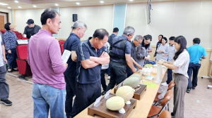 구미농업기술센터, 고당도 멜론 '하미과' 재배 평가회