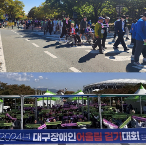 장애인·비장애인 어울림 걷기대회