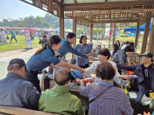 대구시 군위군, 글로벌 바비큐 축제서 치안활동