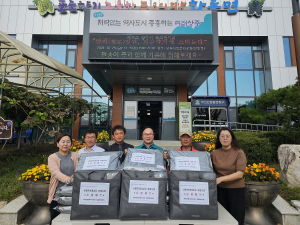 상주시 화동면 지사협, 온열매트 기탁
