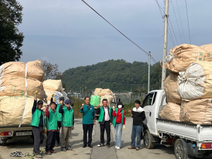 상주 청리면 새마을지도자회, 농약병 수거