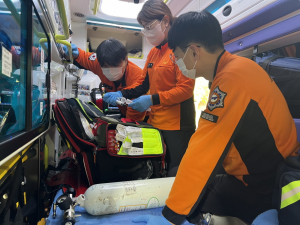 대구강북소방서 특별구급대, 의식 잃은 아나필락시스 환자 살려