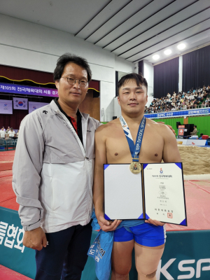 의성군 씨름단 전도언 선수, 용사급 우승