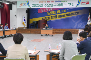 문경시, 주요업무계획 보고회 개최