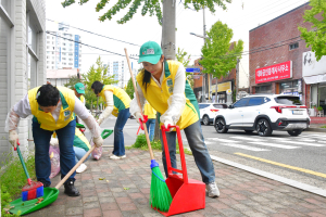 포항 장성동 거리환경 책임지는 ‘우리 동네 플로깅’