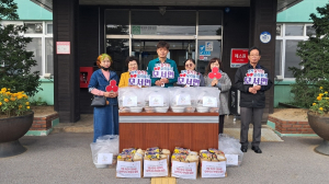 상주 모서면 자원봉사대, 사랑의 반찬 전달