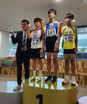 청도 동산초, 경북 학생체육대회 금메달 수상