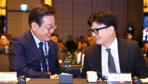 한동훈 · 이재명 대표 '적과의 동침'