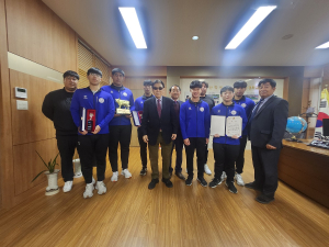 상주공고, 제3회 청송황금사과배 전국고교장사 씨름대회 ‘맹활약’