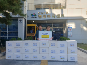 ㈜바로유통, 대구 동구 안심1동 경로당에 뼈감자탕 200kg 기탁