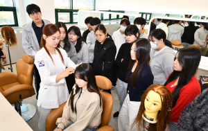 영진전문대, 경일중 학생 대상 교육기부 진로체험