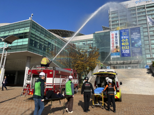 포항시, 시청사 화재 상황 대비 ‘실전 같은 훈련’