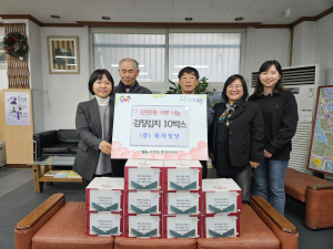 대구 동구 신천3동 복자성당, 김장김치 10박스 기탁