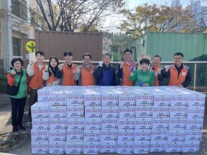 포항 흥해읍 새마을부녀회, 김장담그기 행사