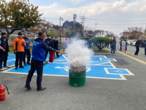 경북교육청정보센터, 함께하는 합동소방훈련 진행