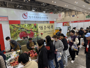 영주시사과발전연구회, 부산식품박람회 참가
