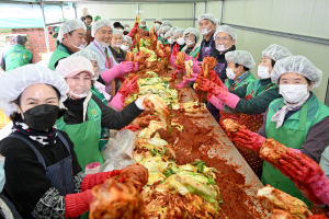 대구시 군위군새마을회, 사랑의 김장 나눔 실시