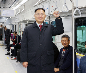 칠곡군 ‘대경선’ 개통 앞두고 시승 행사