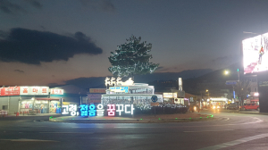 고령군, 연말연시 밤거리 환하게 밝힌다
