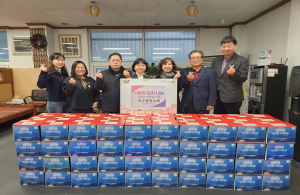대구 동구 신천3동 대구영락교회, 김장김치 150상자 기증