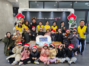재능유치원ㆍ어린이집, 포항 장량동에 연말 이웃돕기 물품 기부