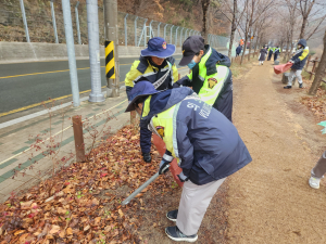 대구수성소방서, 겨울철 산불 예방 캠페인ㆍ환경정화활동
