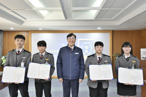 한울본부, 울진군 체육꿈나무 육성 장학금 전달