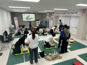 경북교육청, 보건교사 보건의료인 기본소생술 교육 시행