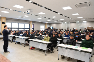 고령군, 농업인 실용 교육 실시…마늘ㆍ양파 재배기술 중심 진행