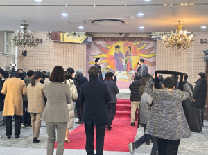 벽 속 봉인 ‘앙드레 부통’ 신부 벽화 공개